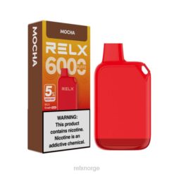 RELX Vape Amazon - RELX Crush Pocket 6000 5% høy nic mokka 4H88169