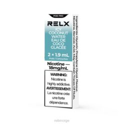 RELX Vape Amazon - RELX pod pro - 2 pods iskaldt kokosvann 4H8821