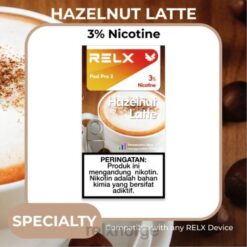 RELX Vape Disposable - RELX pod pro 2 - 3 pods hasselnøtt latte kaffe 4H88119