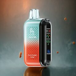 Fumot Tornado 20000 Puffs Norge grossist Engangs Vape Fersken Ananas Appelsin med Dual mesh spole, 20ml, 850mAh
