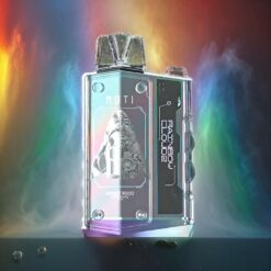MOTI BEAST 9000 Engangs Vape Regnbue Skyer – 19mL E-væske, 9000 Puff, Cyberpunk Design, Norge Grossist