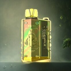 MOTI BEAST 9000 Norge Grossist Enveisbatteri Ananas Mango 19mL E-væske 9000 Pust 50mg/mL Nikotin 500mAh Cyberpunk Design