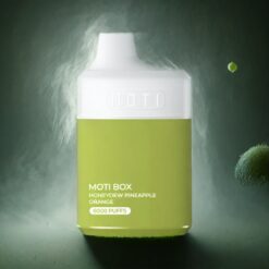 MOTI BOX 6000 Norge grossist Engangs Vape Honningmelon Ananas Appelsin – 6000 puffs, 14mL, 5%/2% nikotin