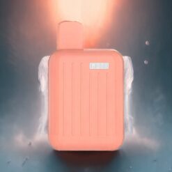 MOTI CASE 4000 Engangs Vape Fersken Is Norge Grossist – Justerbar Luftinntak, 4000 Puff, 50mg/mL Nikotin, 10mL E-væske