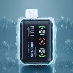 MOTI DUOPLUS 20K Engangs Vape Blå Bringebær Is 20K Puffs 18mL 650mAh Norge grossist
