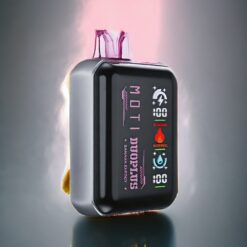 MOTI DUOPLUS-Metallic Paint 20000 Engangs Vape Banan Energi Norge Grossist – Smart Max-Skjerm, 20K Puff, 11W/20W, 18mL, 650mAh