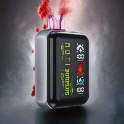 MOTI DUOPLUS Metallic Paint 20000 Engangs Vape Sitrusbær Smak Norge Grossist – Smart Max-Skjerm, 20K Puffs, 11W/20W, 18mL, 650mAh