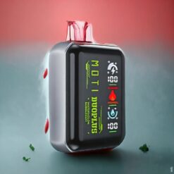 MOTI DUOPLUS-Metallic Paint 20000 Engangs Vape Vannmelon Tyggegummi Norge Grossist, Smart Max-Skjerm, 20K Puff, 18mL, 650mAh