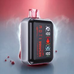 MOTI DUOPLUS-Metallic Paint 20000 Engangsvaper Jordbær Is Norge Grossist, 18mL, 20K Puffs, 11W/20W, 650mAh