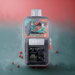 MOTI GO (PRO) 12000 Engangs Vape Vannmelon Tyggegummi – 16mL, 1000mAh, Type-C, 12000 Puff, Norge grossist