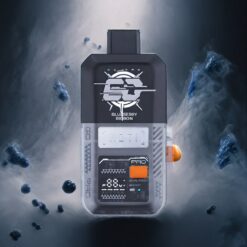 MOTI GO PRO-BATTERY 12000 Engangs Pod Blåbær Ribbon Norge grossist – 16mL, 12000 Puffs, 10-25W, 1.0 Ohm Dual Mesh, Smartskjerm