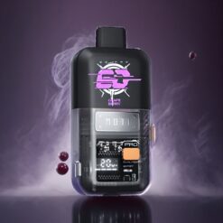 MOTI GO PRO-BATTERY 12000 Engangs Pod Grape Berry (Druer & Bær) Norge Grossist – 16mL, 12000 Puffs, 1000mAh+110mAh, Smartskjerm, MTL/RDL