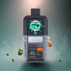 MOTI GO PRO-BATTERY 12000 Engangs Pod Norge grossist Miami Mynte – 16mL, 12000 Puffs, Smartskjerm, Justerbar Luftstrøm