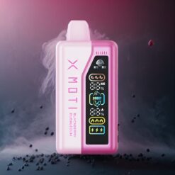 MOTI NICFLEX 40K Norge Grossist Engangs Vape Bringebær Tyggis (40K Puffs, 20mL, 0-60mg/mL, Type-C)