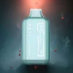 MOTI ULTRA 6000 Norge grossist Engangs Vape Syre Eple Fersken – 6000 puff, 13ml, 50mg/ml