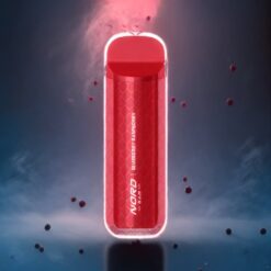 SMOK NORD BAR Norge grossist 4000 Puffs Engangs Vape Blåbær Bringebær (97.85x30.5x21mm, 8.5ml, 600mAh)