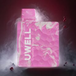 UWELL DK5000 Pod-system Norge grossist 1.0 ohm Nettspiral 50 mg Tranebær Drue 10 ml 5000 puffs 600 mAh Type-C