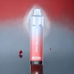 UWELL VISCORE 8000 Pod-system Melk Jordbær Norge grossist – 1900 mAh, 2+10 ml, Type-C