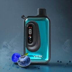 VEIIK SPACE VKK 20000 Puffs Engangs Vape Blå Bringebær – Norge Grossist – Type-C, 650mAh, LCD, Boost Mode, 0.5/1.0 Ohm Dual Mesh