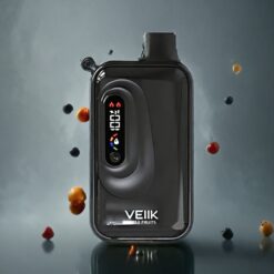 VEIIK SPACE VKK 20000 Puffs Engangsdamp Mixed Fruits Norge grossist – Type-C, 650mAh, LCD, Boost Mode, 0.5/1.0 Ohm Dual Mesh