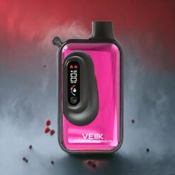 VEIIK SPACE VKK 20000 Puffs Norge Grossist Engangs Vape Jordbær Vannmelon, 650mAh, Type-C, LCD Skjerm, Boost Mode