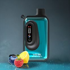 VEIIK SPACE VKK 20000 Puffs Norge grossist Engangs Vape Blå Bringebær Sitron – 650mAh Type-C, 0.5/1.0 Ohm Dual Mesh, LCD Skjerm