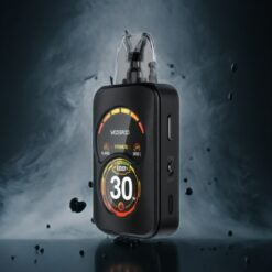 VOOPOO Argus A Vape Kit Fantomsvart Norge grossist med 1100mAh batteri, 5W-30W, 3ml topfyll, 0.4/0.7 Ohm