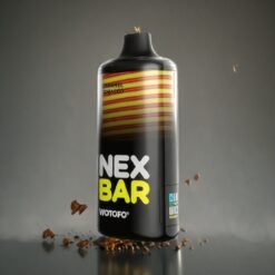 Wotofo nexBAR Norge grossist 18000 Puffs 21ml Dual nexMESH 1.2 Ohm Karamell Tobakk Engangs Vape
