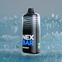Wotofo nexBAR Norge grossist 18000 Puffs Blå Bringebær Is Engangs Vape med 21ml E-Liquid, 750mAh, Dual nexMESH, Type-C