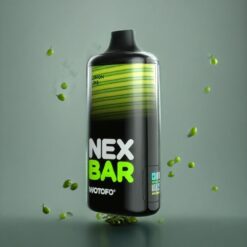 Wotofo nexBAR Norge grossist 18000 Puffs Engangsdamp Lemon Lime, 21ml, 750mAh, Type-C, Justerbar Luftstrøm