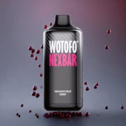 Wotofo nexBar 10000 Puffs Engangs Vape Dragefrukt og Bær Norge grossist – 20ml, 50mg, Type-C