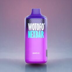Wotofo nexBar 10000 Puffs Norge grossist Engangs Vape Drueis (Grape Ice) – 20ml/50mg, Type-C, mesh spole
