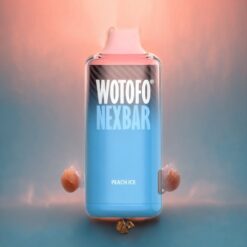 Wotofo nexBar 10000 Puffs Norge grossist Engangs Vape Fersken Is med 20ml E-Liquid og Type-C