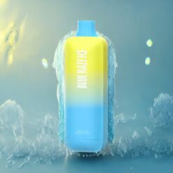 Wotofo nexBar 7000 Puffs Engangs Vape Blå Bringebær Is Norge grossist 14ml 50mg Type-C