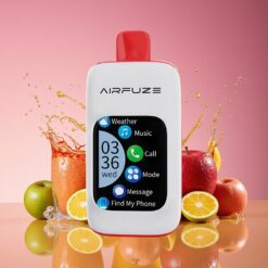AirFuze Smart 30000 Puffs Norge Grossist Disposable Vape Triple Eple – 5% Nikotin, 900mAh, Type-C, 2.01" TFT-touch