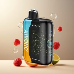 Aivono AIM BOOM 25000 Puffs Norge Grossist Disposable Vape Bringebær Fersken Lime 0-5% Nikotin 28ml 650mAh Type-C