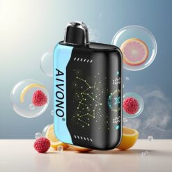 Aivono AIM BOOM 25000 Puffs Norge grossist Blå Bringebær Is 0-5% Nikotin 28ml 650mAh