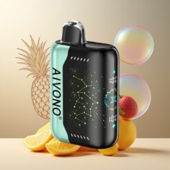 Aivono AIM BOOM 25000 Puffs Norge grossist Disposable Vape Sur Mango Ananas 0-5% Nikotin 28ml 650mAh