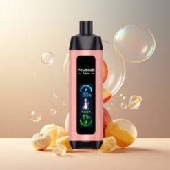 Aivono AIM FATPRO 22000 Puffs Norge grossist Disposable Vape Fersken Is 0-5% Nikotin 28ml 600mAh