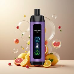 Aivono AIM FATPRO Norge grossist 22000 Puffs Druemynte 0%/2%/3%/5% Nikotin 28ml 600mAh