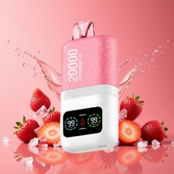 Aivono AIM MAGIC 20000 Puffs Norge Grossist – Jordbær Is, 26ml, 5% Nikotin, Type-C, 600mAh
