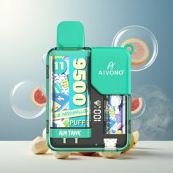 Aivono AIM-TANK 9500 Puffs Norge grossist – Blå Marshmallow, 18ml, 650mAh, LCD, 1.2ohm Mesh Coil