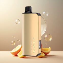 Alibarbar Ingot 9000 Puffs Engangs Vape Dobbel Eple Norge Grossist – 22ml, 2350mAh, LED Skjerm