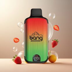 Bang 20000 Puffs Engangs Vape Jordbær Vannmelon Norge Grossist – 13400mAh, Type-C, Dual Mesh, Smart Skjerm, 0-5% Nikotin