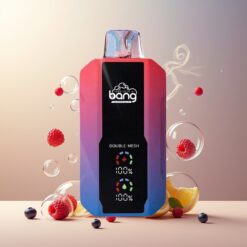Bang 25000 Puffs Engangs Vape Blåbær Bringebær Norge Grossist – 650mAh, Type-C, 30ml