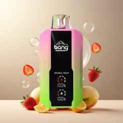 Bang 25000 Puffs Engangs Vape Jordbær Kiwi Norge Grossist – 650mAh, 30ml, Type-C