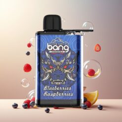 Bang 28000 Puffs Engangs Vape Blåbær Bringebær Norge Grossist – 0/2/3/5% Nikotin, 650mAh, 30ml