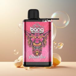 Bang 28000 Puffs Engangs Vape Fersken Is Norge Grossist – 0%/2%/3%/5% Nikotin, 650mAh, 30ml