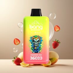 Bang 36000 Ice Level Engangsdevice Jordbær Kiwi Norge grossist – 36ml, 850 mAh, 36000 Puffs