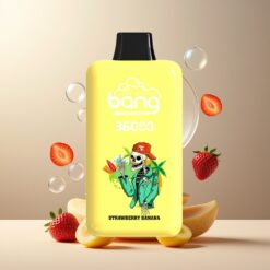 Bang 36000 Power Disposable Vape Jordbær Banan Norge grossist – 36ml, 36000 puff, 850mAh